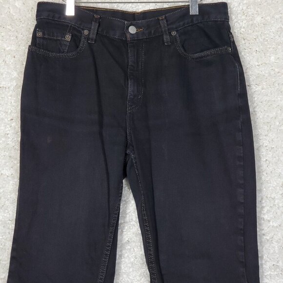 Levi's 515 Women Black Bootcut Jeans Size 12P Made In USA Western Ranch - Picture 2 of 14